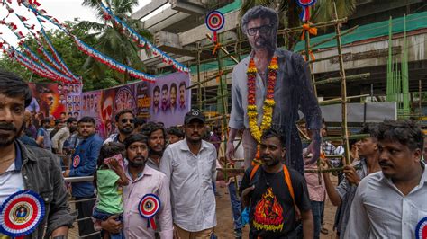 Fans in India rejoice as superstar actor Rajinikanth’s latest movie hits theaters